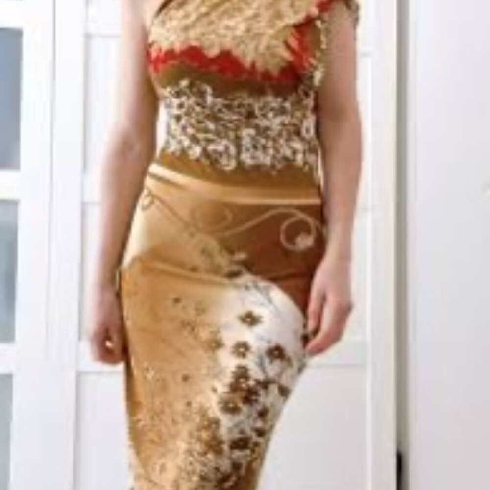 Gaultier JPG One shoulder PARIS dress S - Picture 6 of 8